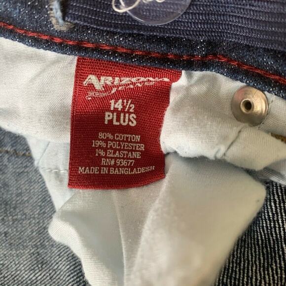 Arizona Jeans Girls Slim 5-Pocket 14.5 Plus - Picture 6 of 10